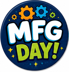 blue-button MFG Day Buttons